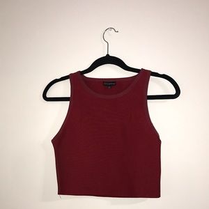Shinestar red tank top